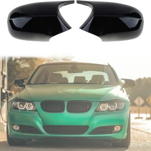 Tapa de espejo estilo cuerno de vaca compatible con BMW E90 E91 2008-2011, E92 E93 2010-2013, E87 2008-2011, E81 2010-2012, E82 E88 2010-2013, Tapa de espejo estilo cuerno de vaca compatible con BMW E90 E91 2008-2011, E92 E93 2010-2013, E87 2008-2011, E81 2010-2012, E82 E88 2010-2013,