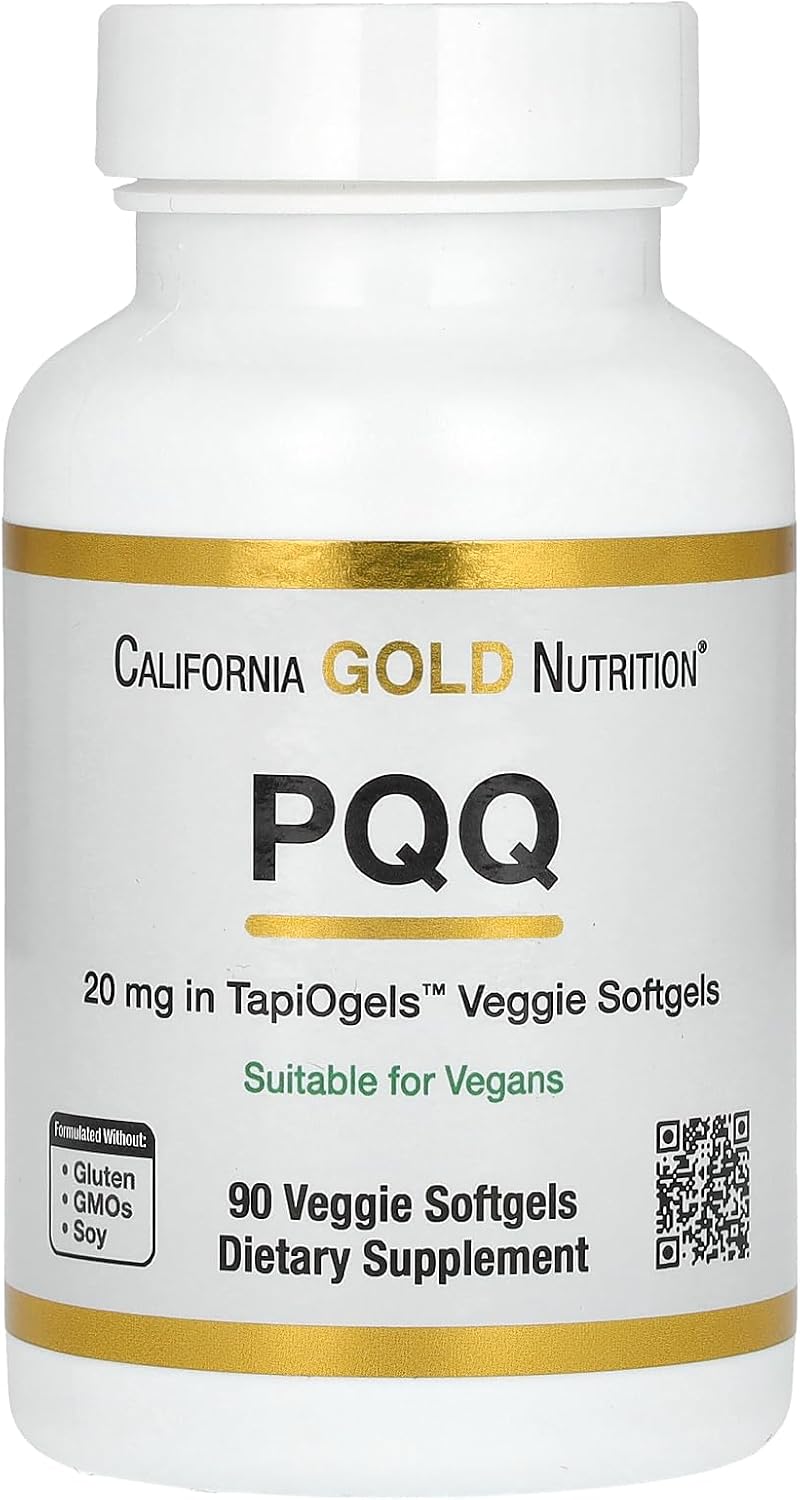 PQQ, 20 mg, 90 cápsulas blandas vegetales, California Gold Nutrition