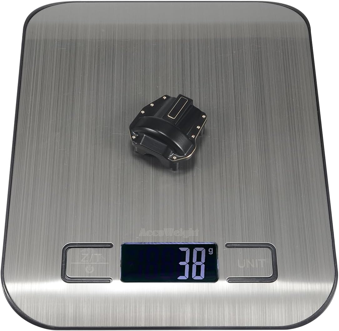 SCX10 III – Cubierta de latón para eje de latón de peso pesado 2.61 oz para ejes portales SCX10 III