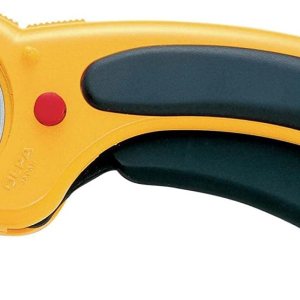 OLFA Cortador giratorio ergonómico de 1.772 in (RTY-2DX) – Cortador de tela giratorio con cubierta de hoja y gatillo de apriete para acolchado, OLFA Cortador giratorio ergonómico de 1.772 in (RTY-2DX) – Cortador de tela giratorio con cubierta de hoja y gatillo de apriete para acolchado,