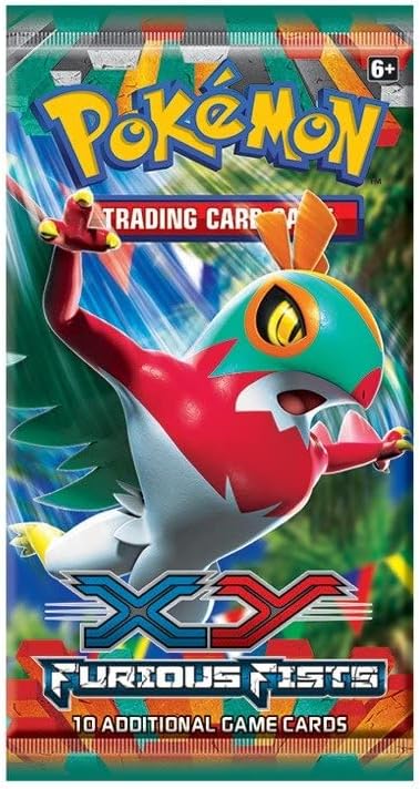 Pokemon Tarjetas – XY Furious Fists – Booster Pack (10 Tarjetas)