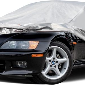 Kayme Funda de automóvil sedán de 6 capas para BMW Z3 (1997-2003), impermeable para todo tipo de clima, cubierta exterior completa, protección Kayme Funda de automóvil sedán de 6 capas para BMW Z3 (1997-2003), impermeable para todo tipo de clima, cubierta exterior completa, protección