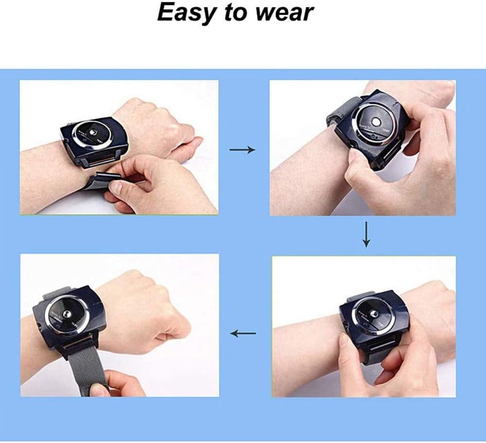 MQSS Solución de tapón para ronquidos, dispositivo antironquidos, muñequera lo natural para facilitar la respiración, masajeador de pulsera