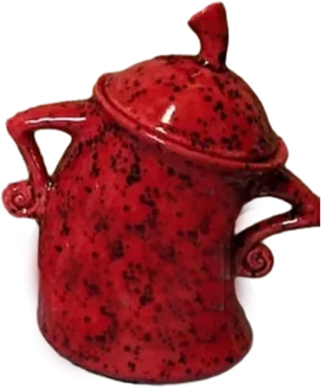 Recipiente con actitud, tarro grande de cerámica con tapa, lindo tarro creativo de almacenamiento de alimentos con hermético para café, té, azúcar y
