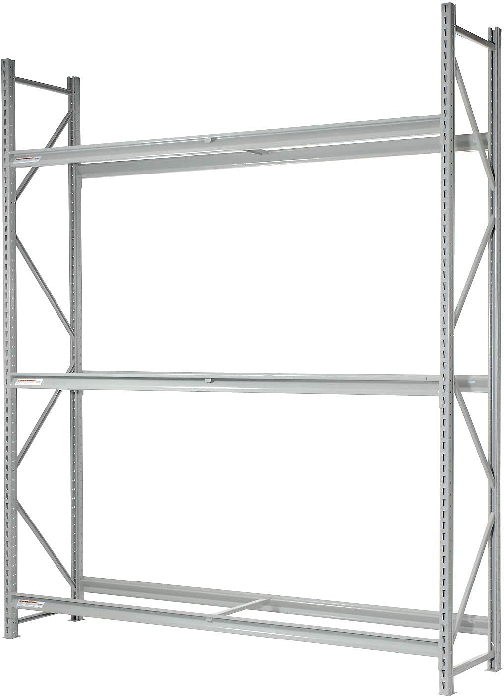 Global Industrial Estante para neumáticos de camión de 3 niveles para arranque, acero, gris, 182.88cmde ancho x 60.96cmde profundidad x 120.4 in