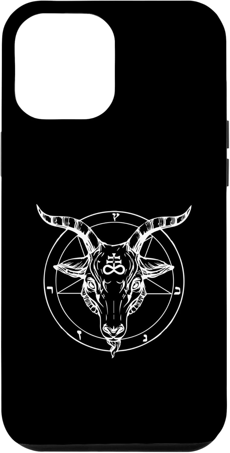 Funda con símbolo oculto de baphomet gótico tradicional para iPhone 13 Pro Max