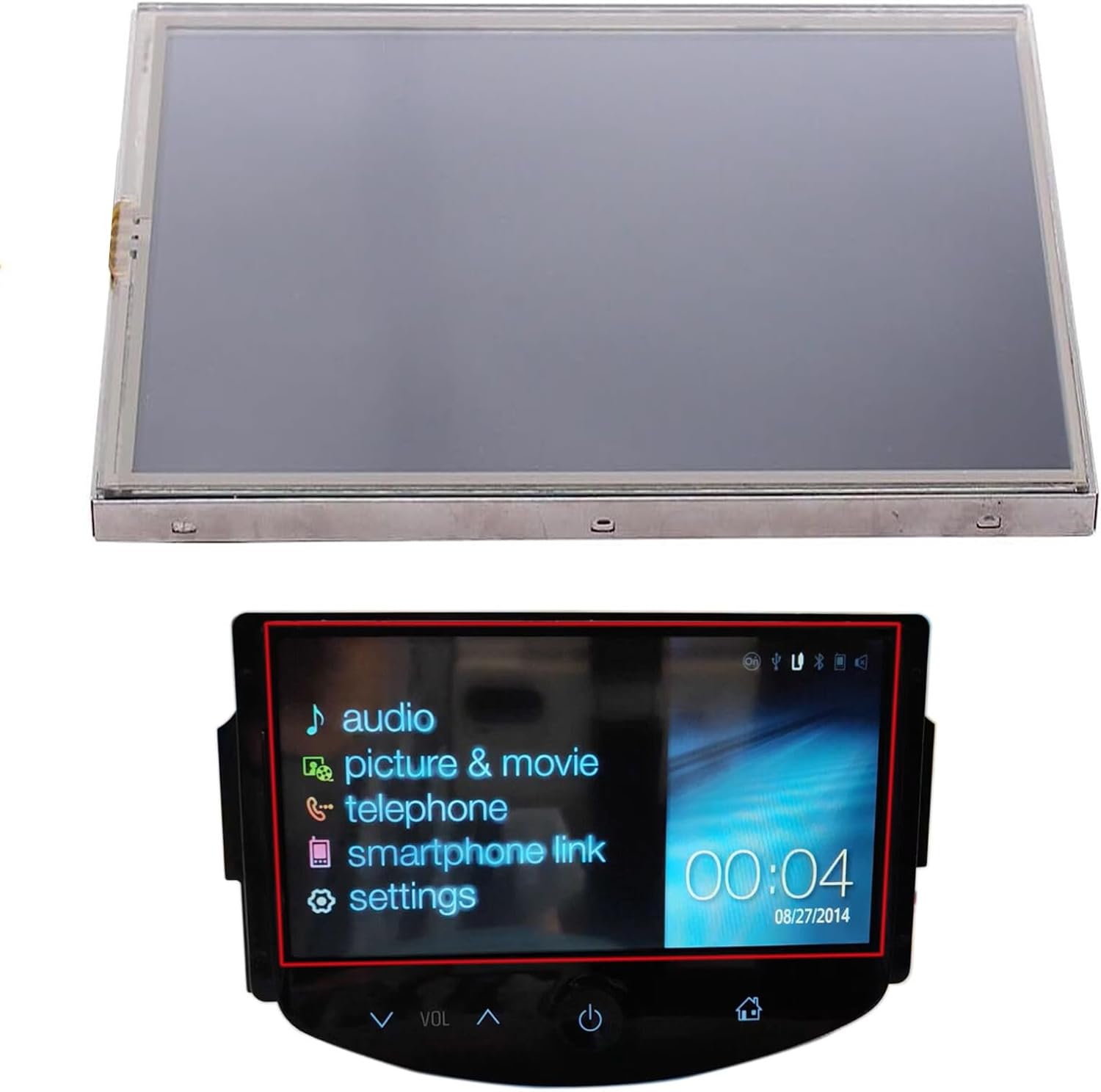 7 “Pantalla LCD táctil para Chevy 12-16 Spark Sonic MYLINK Navigation Radio LA070WV1-TD05