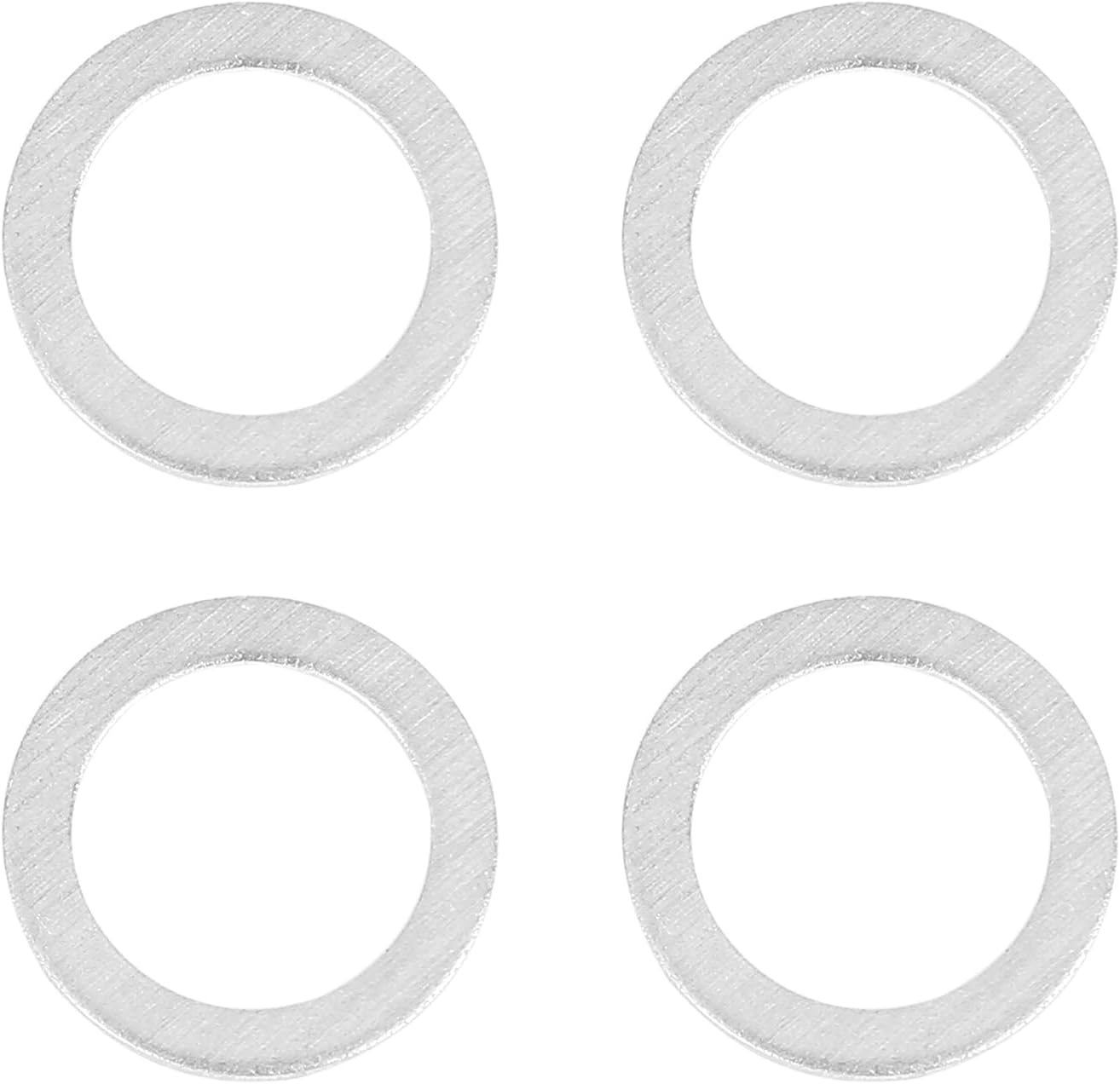 X AUTOHAUX 20pcs M14 Tono Plata Aceite Drenaje Juntas de Tapón de Reemplazo para Mazda 9956-41-400