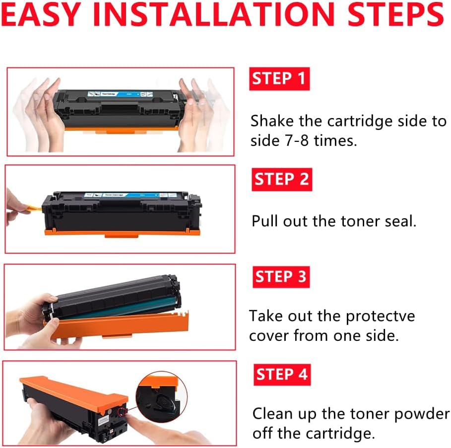 067H 067 Cartucho de tóner 067H 067, paquete de 4 unidades de repuesto compatible con MF656Cdw para Canon imageCLASS LBP633Cdw LBP632Cdw MF653Cdw
