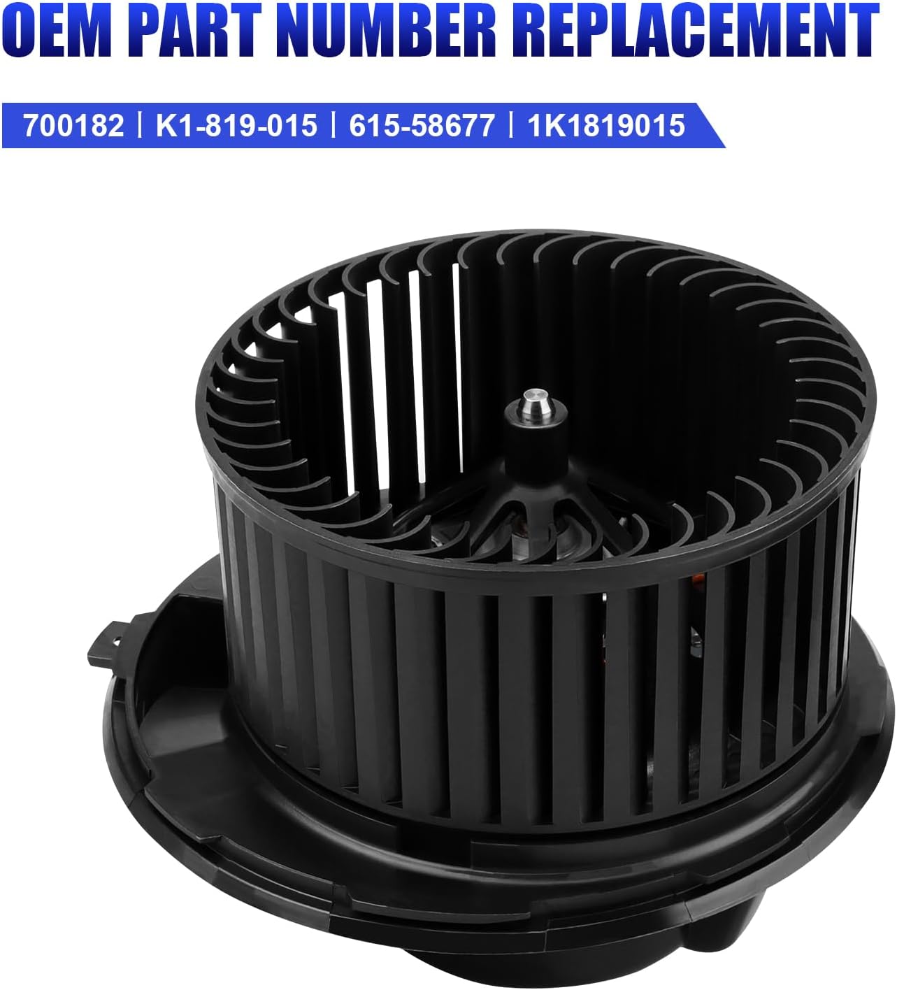 Motor soplador de calefactor HVAC con ventilador para Volkswagen VW Jetta Tiguan Passat Rabbit CC Eos GTI Golf AC ventilador reemplazo # 700182