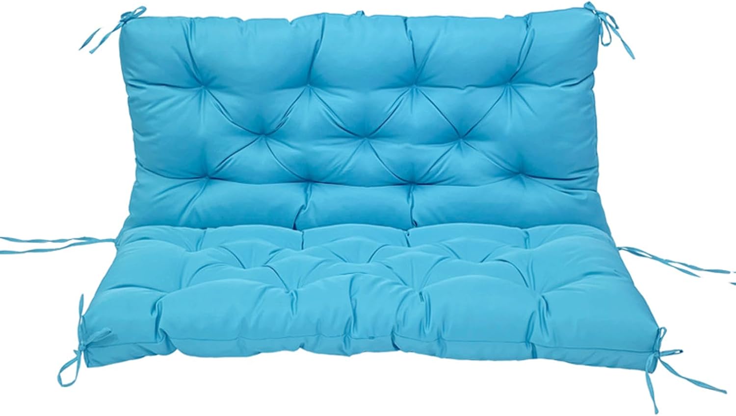 Cojines de columpio para porche, cojín de banco impermeable para muebles de exterior, cojines de repuesto lavables de 2 a 3 plazas, cojines de