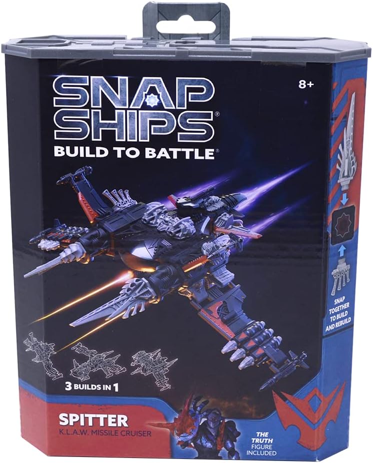 Komplex Spitter K.L.A.W Missile Cruiser – Construye para la batalla – 3 construcciones diferentes – A partir de 8 años
