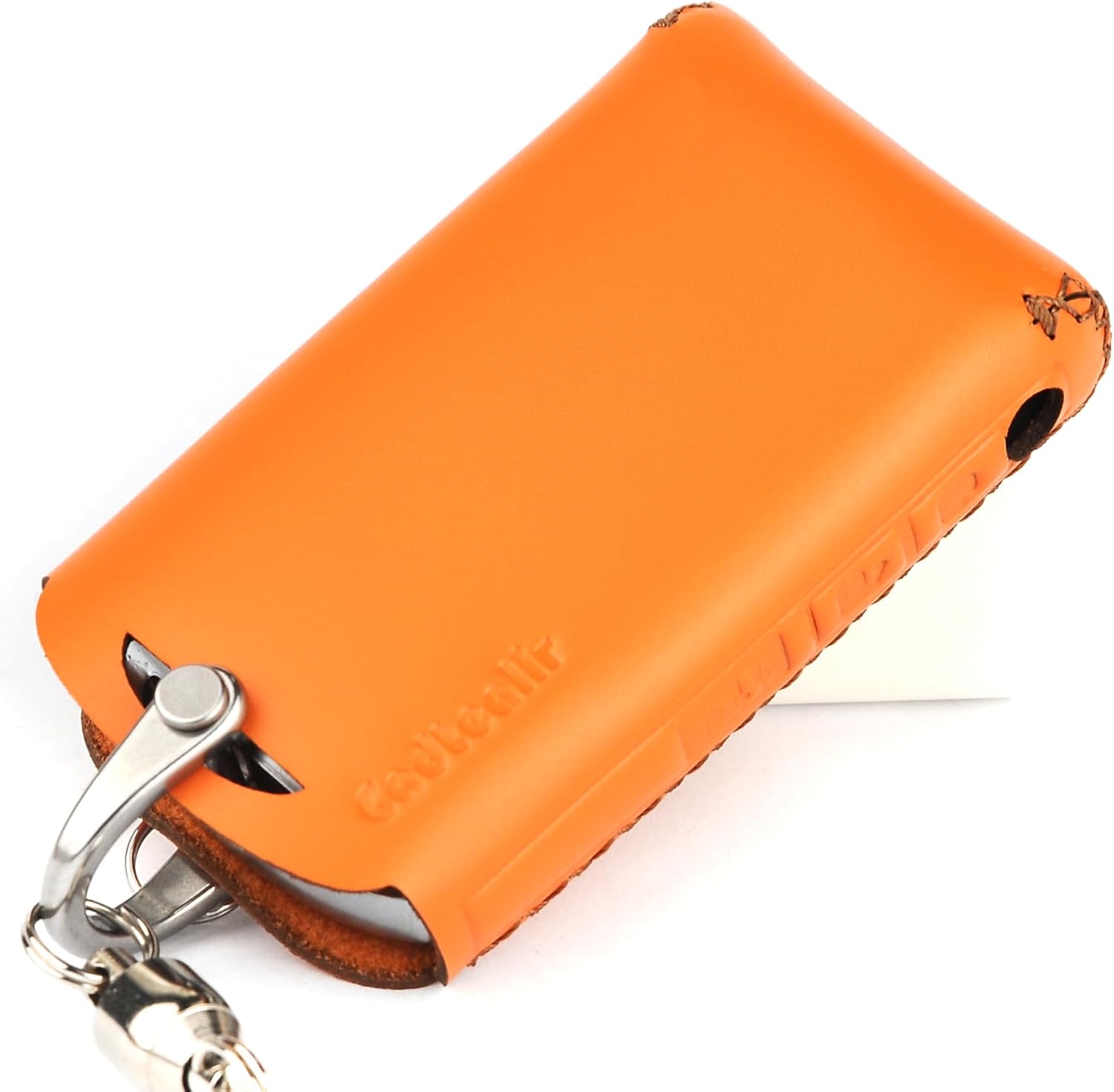 Cadtealir Funda de piel de vaca italiana para llavero compatible con Mazda CX-5, CX-50, CX-3, CX-30, CX-9, CX-90
