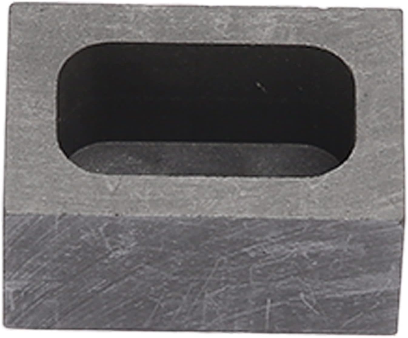 Molde de grafito rectangular estable de alta temperatura para fundir aleación de metal de fusión de oro y plata