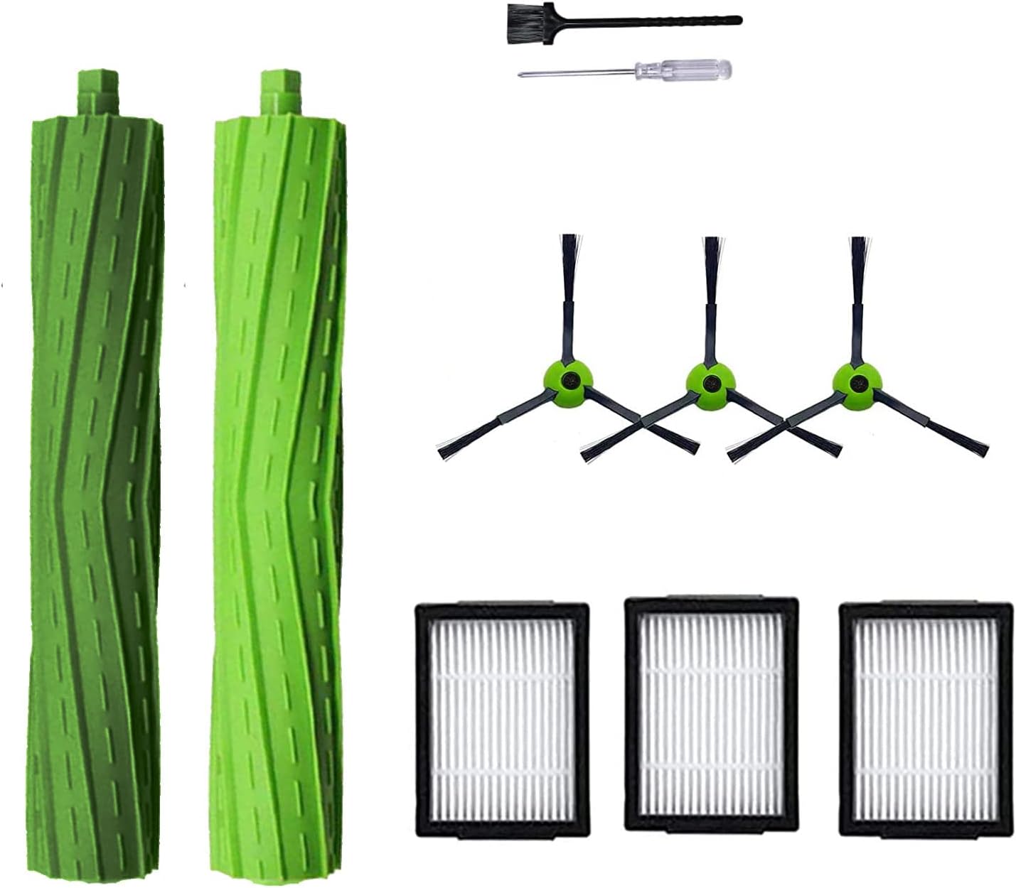 Rumba – Piezas de repuesto para iRobot Roomba serie j i7 j7 i6 i8 i3 i4 i1 e5 e6 serie I E Aspiradora incluye 1 cepillo de rodillo y 3 filtros de
