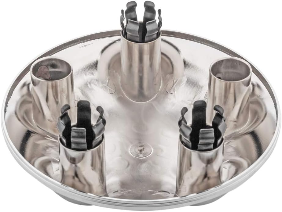 Parts-Diyer 4 tapacubos centrales cromados de 17 pulgadas compatibles con Lincoln Navigator 1999 2000 2004 Ford 4.6L 5.4L 1997-2004
