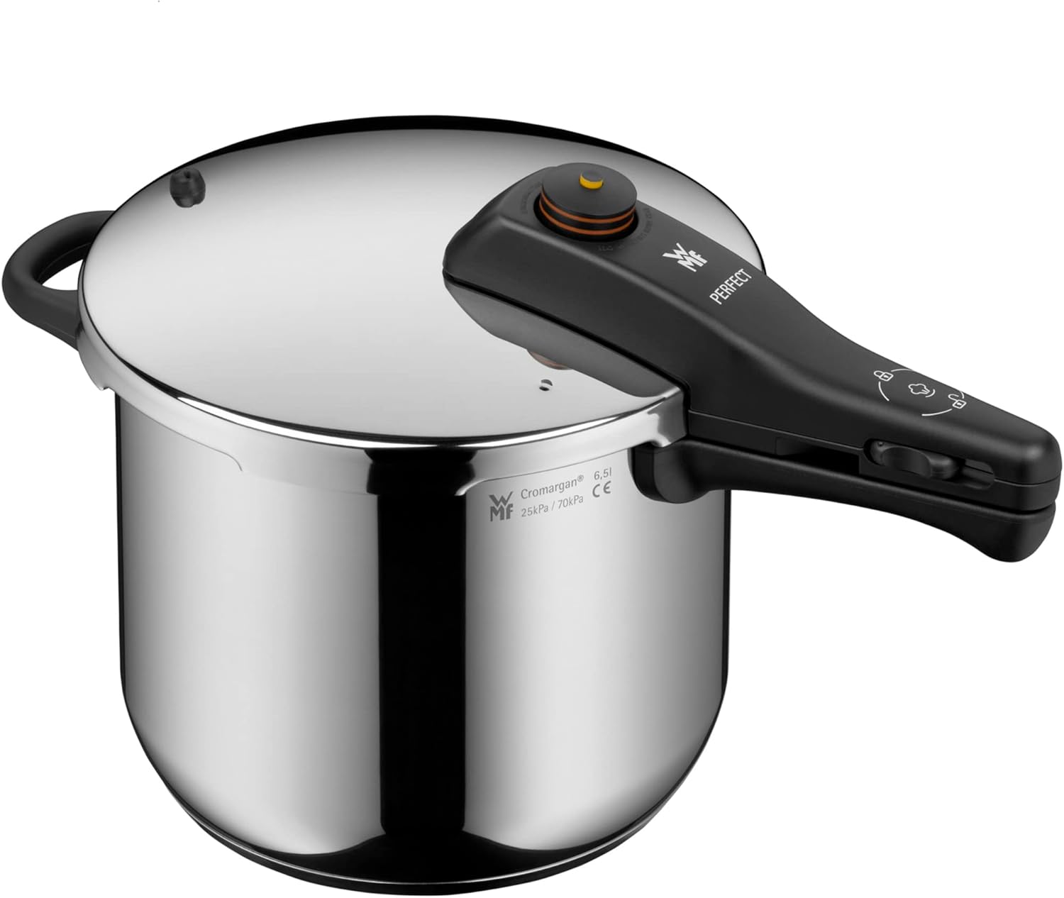 WMF Perfect  Quick Cooker Ø 22 cm Diameter of 6 Litres and a Half Cromargan Stainless Steel for Induction