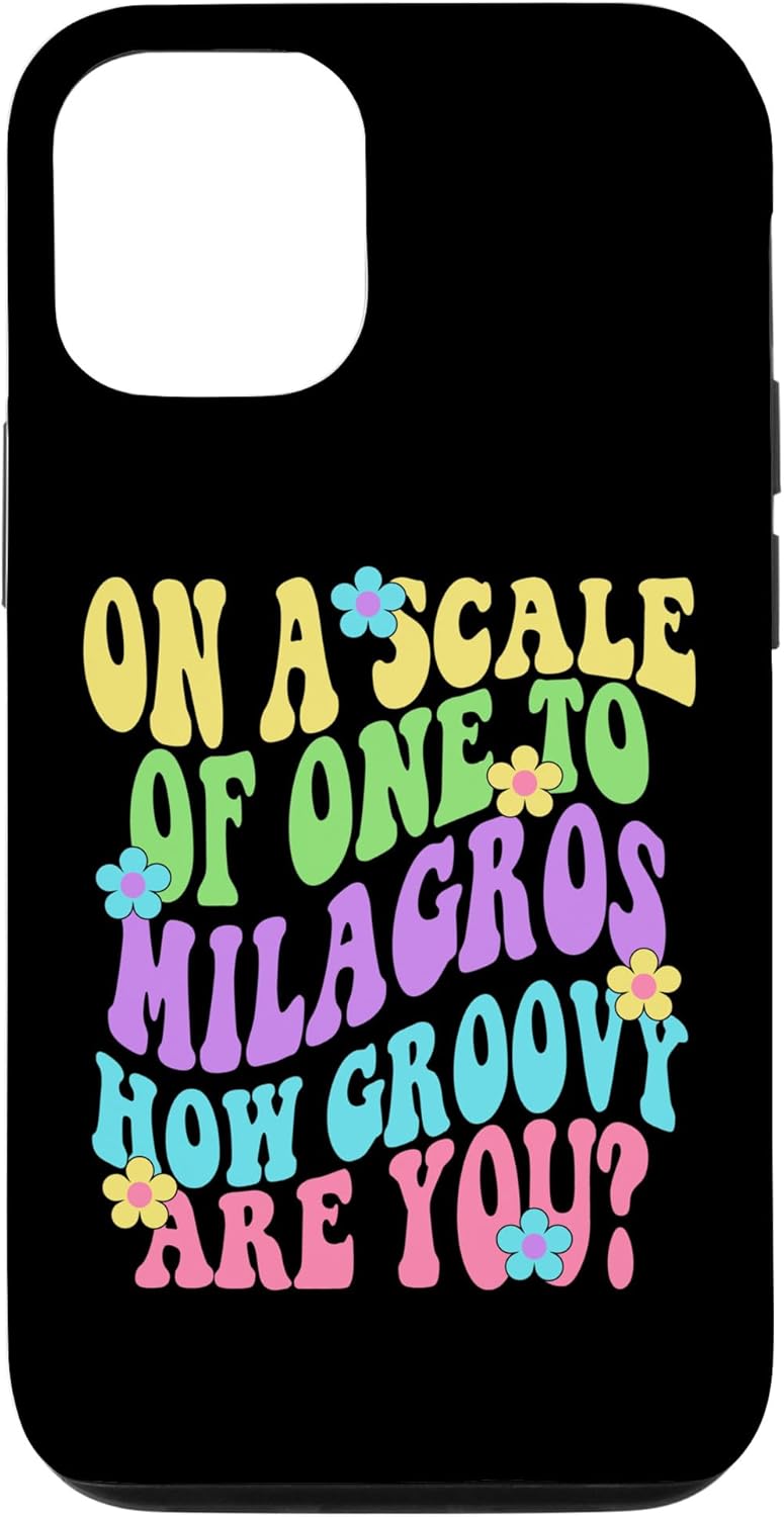 iPhone 13 MILAGROS Cute Retro Girls Groovy MILAGROS Personalized Name Case