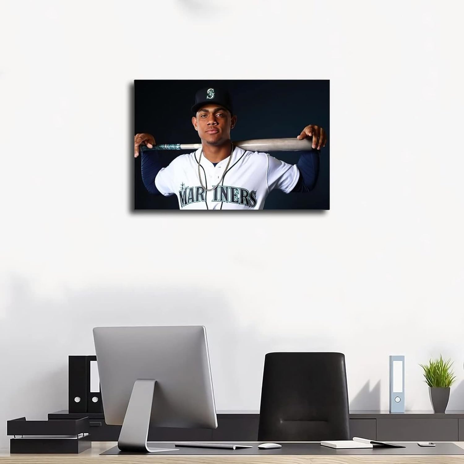 Julio Rodríguez – Póster en lienzo con diseño de estrellas de béisbol para decoración de pared, pintura para sala de estar, dormitorio, sin marco 12