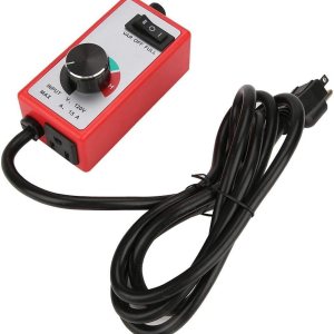 Enrutador del gobernador de 120v, ajustador de velocidad de ventilador de ventilación variable rojo, reóstato del motor del controlador de velocidad Enrutador del gobernador de 120v, ajustador de velocidad de ventilador de ventilación variable rojo, reóstato del motor del controlador de velocidad