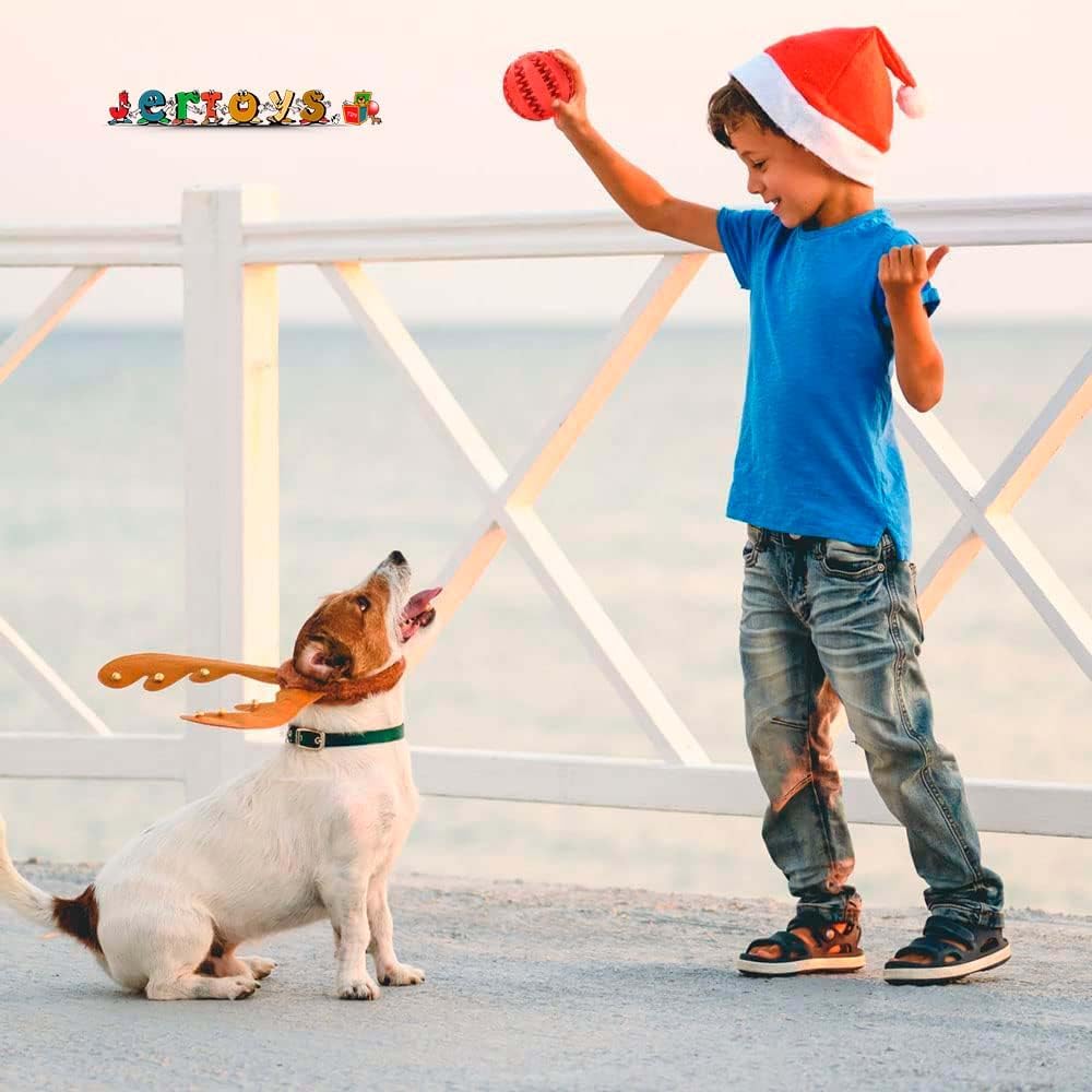 Juguetes, Pelota para Perros Indestructible. Bola masticable resistente a las mordeduras con comedero en sus ranuras Ideal para la limpieza de