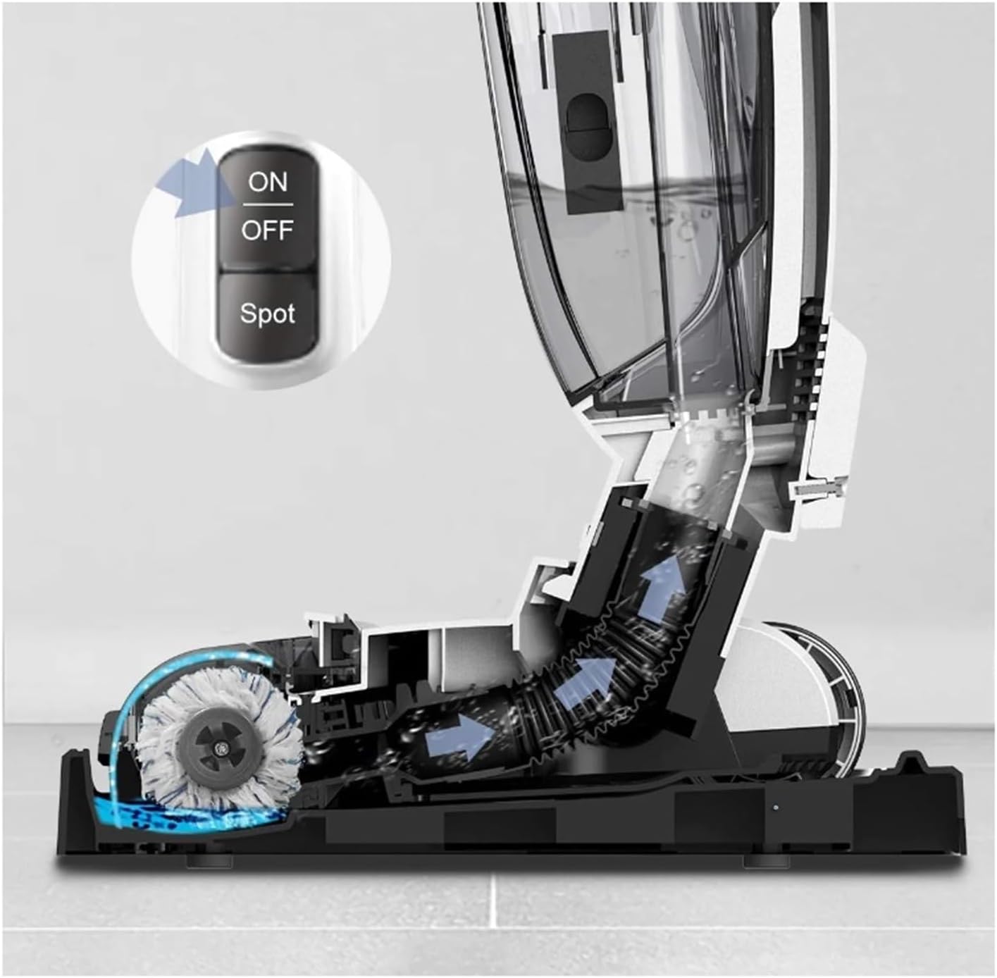 YenNeL Compatible con TINECO IFLOOR – Repuesto 2 rodillos de cepillo y 1 kit de montaje HEPA, accesorios para aspiradora en seco y húmedo