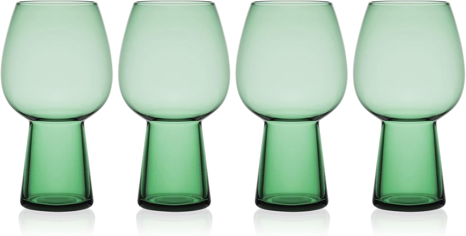 Mikasa Phoebe – Vaso para bebidas (4 unidades), color salvia
