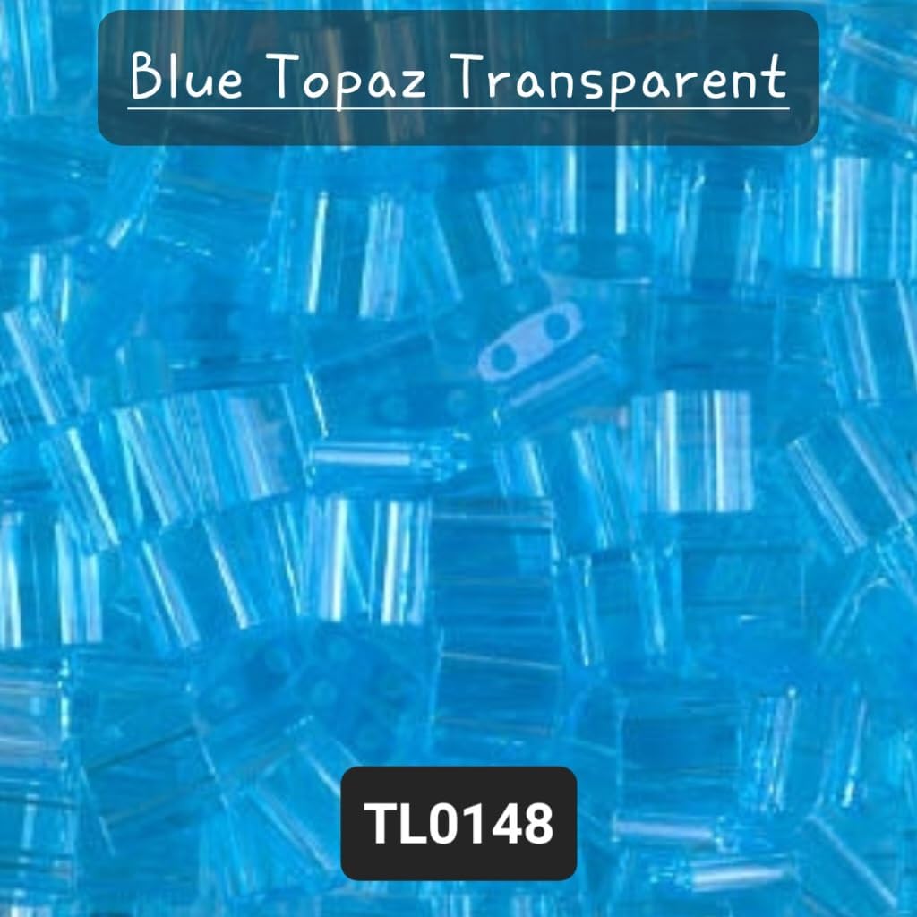 Miyuki Tila Beads – Topacio azul transparente – TL0148