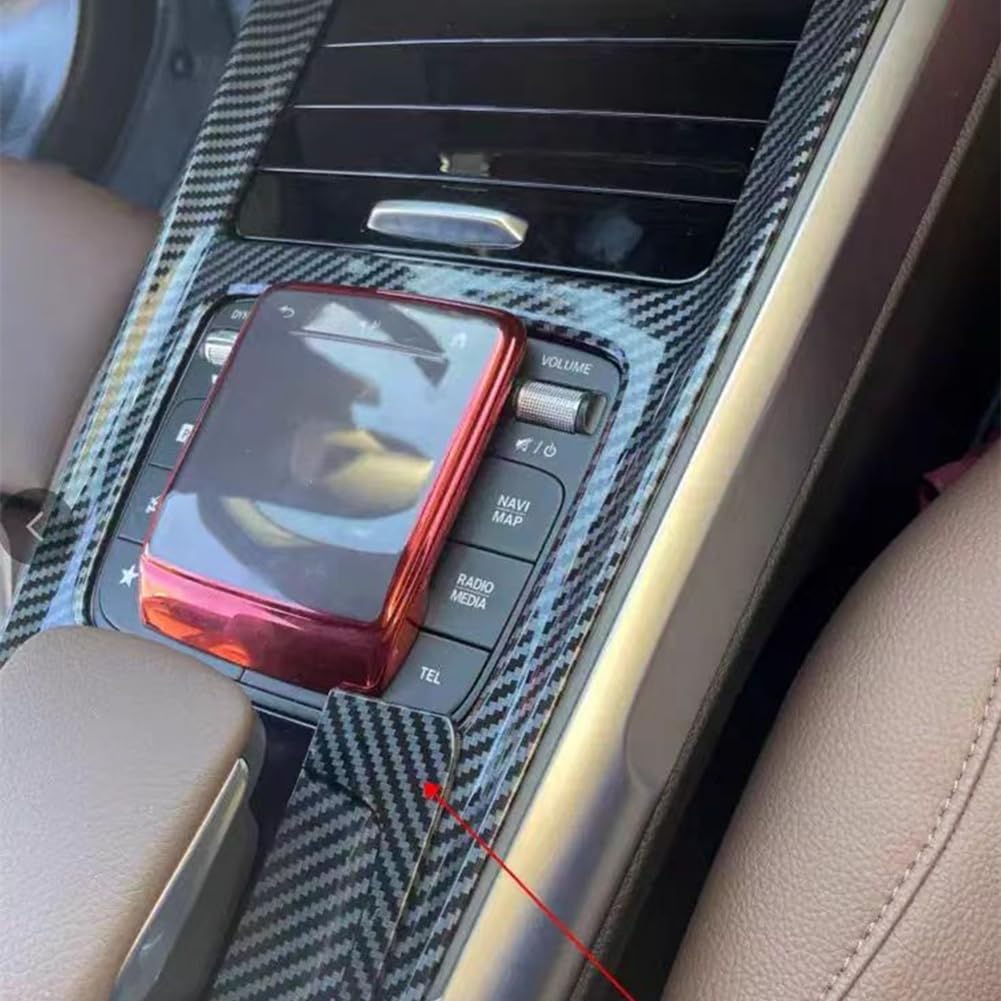 Cubierta protectora para consola central de automóvil, cubierta de controlador de pantalla táctil para Mercedes Benz A B AMG CLA GLE GLS GLB GLA