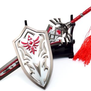 Superbuybox Legend of Zelda Link Arma Espada Daga Sheild Figura de acción Colección de Juego Decoración de Escritorio Habitación Mochila Colgante Superbuybox Legend of Zelda Link Arma Espada Daga Sheild Figura de acción Colección de Juego Decoración de Escritorio Habitación Mochila Colgante