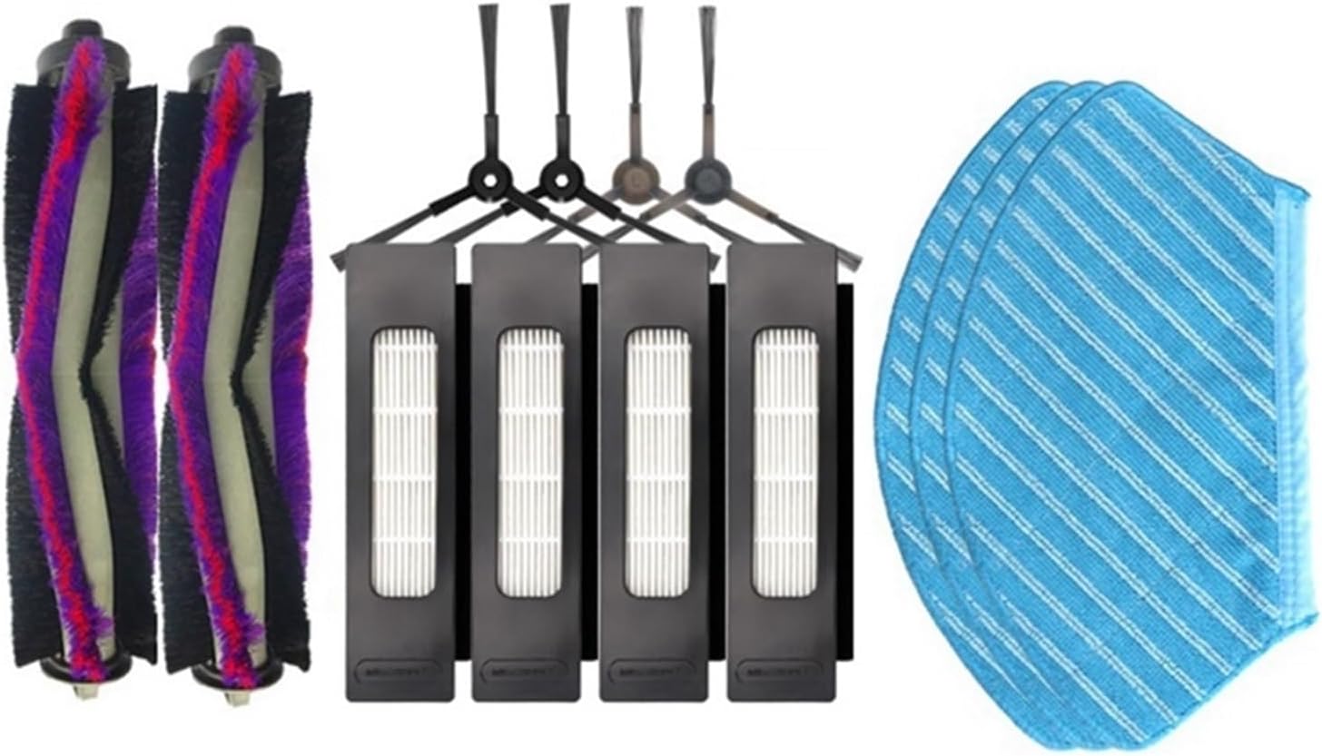 ConvOw Vacuum Cleaner Main Side Brush HEPA Filter Mop Cloth Accessories Kit Compatible for Midea M7 I10 M71CN  M7pro  M7max