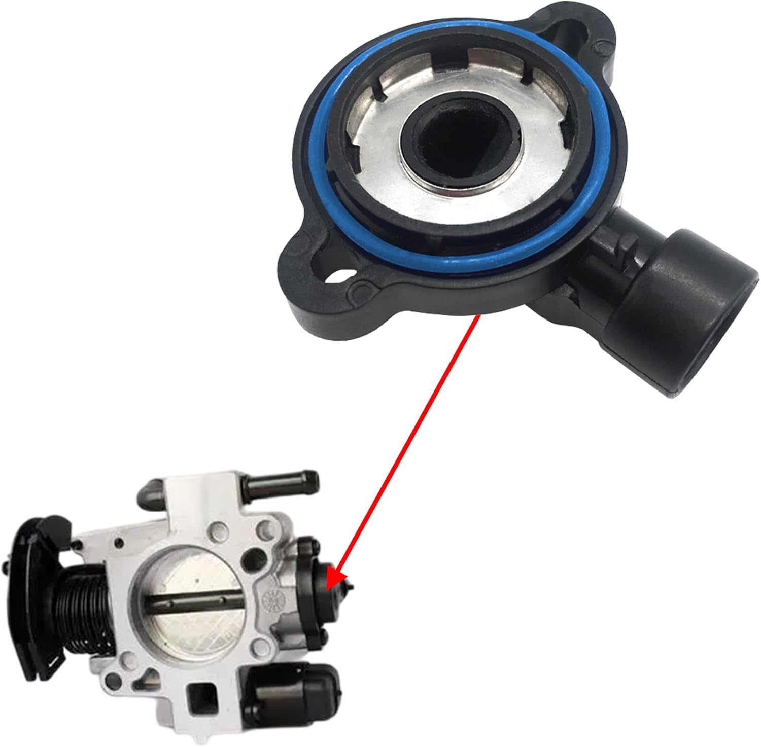 Sensor de posición del acelerador, sensor TPS compatible con Buick Century Cadillac Deville Chevy Express GMC Savana Oldsmobile Silhouette Pontiac