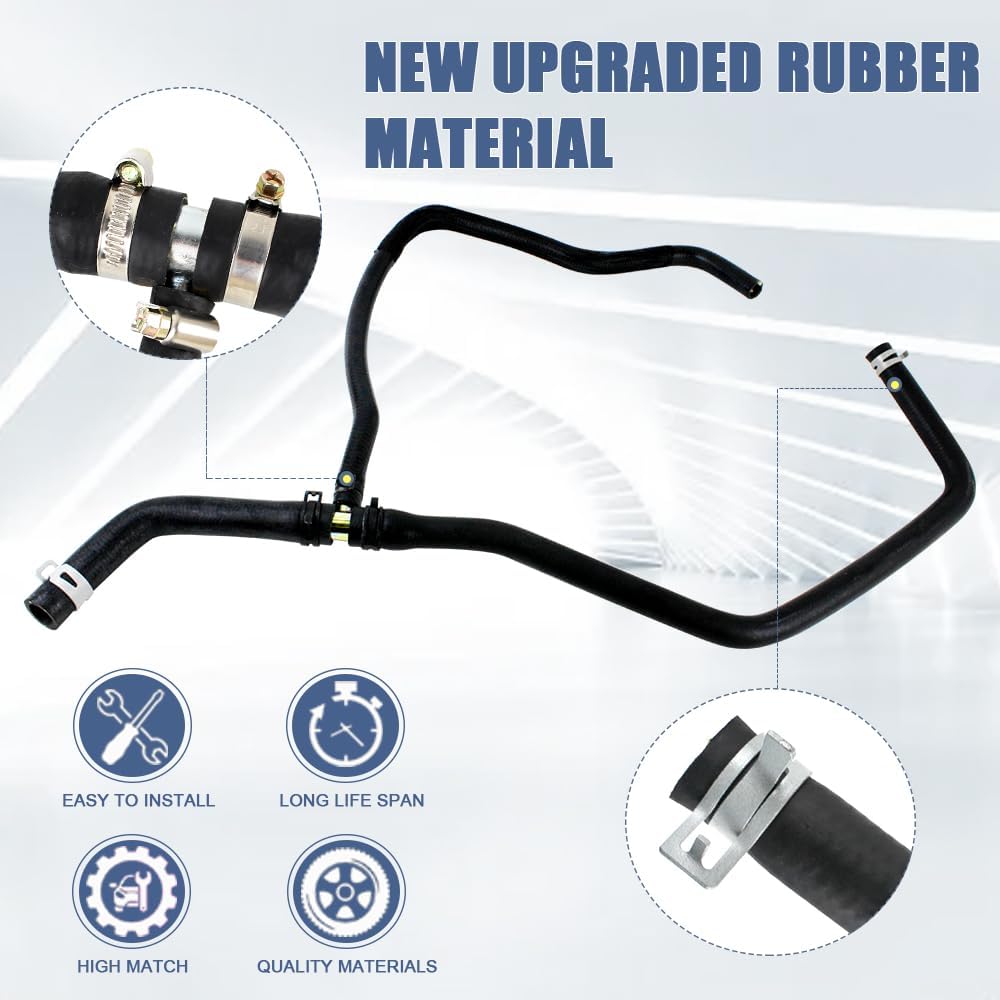 Nueva manguera de calentador compatible con Chrysler 300 Dodge Challenger Charger 3.6L 2011-2021 reemplaza 55038163AI 55038163AE Conexión de tubería