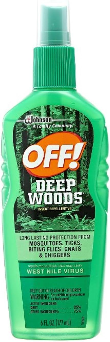 OFF! Deep Woods OFF! – Bomba repelente de insectos de 6 onzas (paquete de 5)
