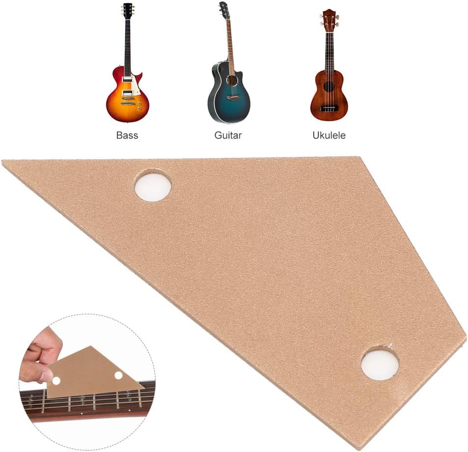 Fret Rocker – Regla de afinación de guitarra de acero inoxidable, herramienta de nivelación de eje de balancín, herramienta de nivelación de trastes