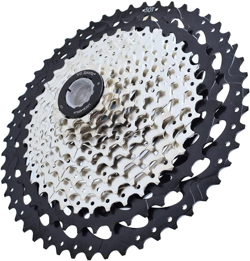 VG SPORTS 11 Speed Cassette 11-28T11-32T11-34T11-36T11-40T11-42T11-46T11-50T Bicycle Cassette Fit for Mountain BikeRoad Bike Cassette Compatible