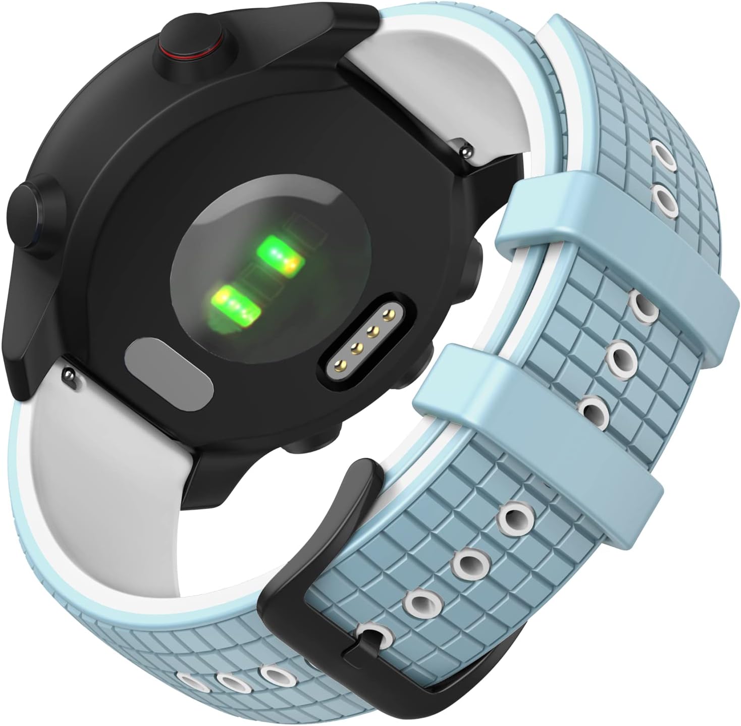 ISABAKE Vivoactive 3 – Correa de silicona de 0.787 pulgadas para Garmin Vivoactive 3Forerunner 645 MusicSamsung Galaxy 1.654 inGalaxy Watch 3 1.614
