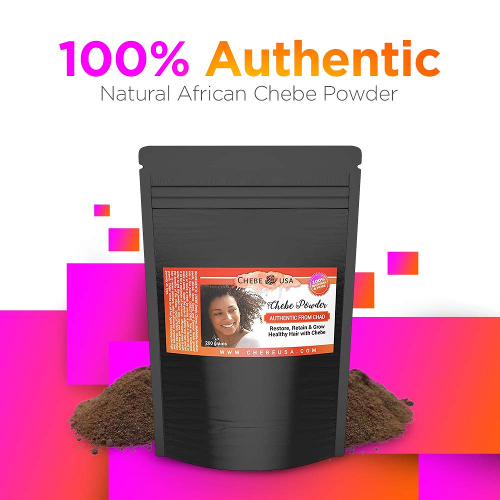 Uhuru Naturals Chebe Powder 0.71 oz  Polvo de Chebe africano natural sin colorante con lavanda para un mayor crecimiento y fuerza del cabello