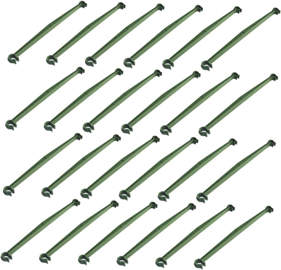 24pcs Accesorios de Interior Planta de Pepino Plantas de Interior Plantas de Casa Flor Enrejado Jardín Enrejado Conector Jaula de Plantas Barra de