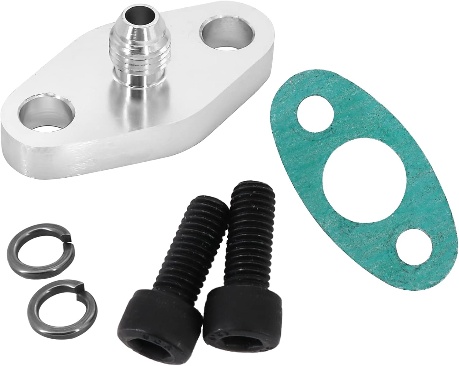 Línea de alimentación de aceite turbo 4AN de 60 pulgadas, longitud de la línea de alimentación turbo de acero inoxidable trenzado, presión 4AN,