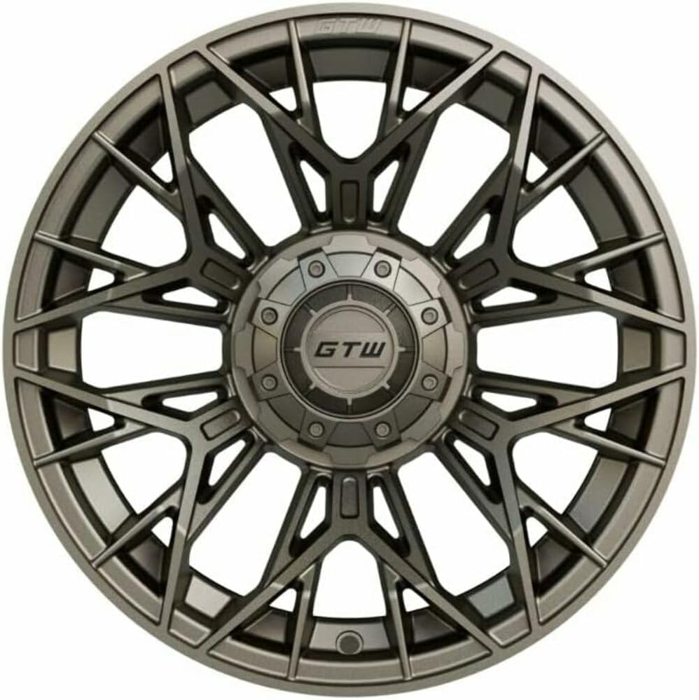 GTW Combo de ruedas y neumáticos para carrito de golf de 14 pulgadas  GTW Stellar ruedas de bronce mate en neumáticos Mamba Street 22530-14 (19″)