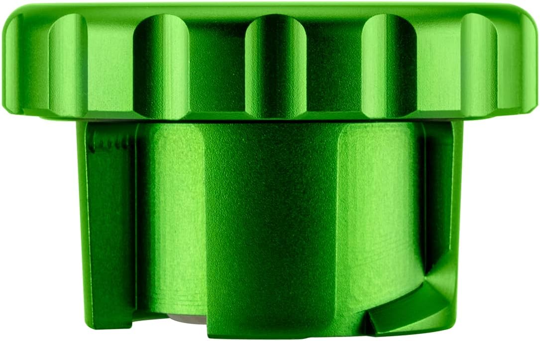 WeiSen Tapa de combustible diésel de aluminio compatible con Dodge Ram 1500 2500 3500 2019-2023 verde magnético
