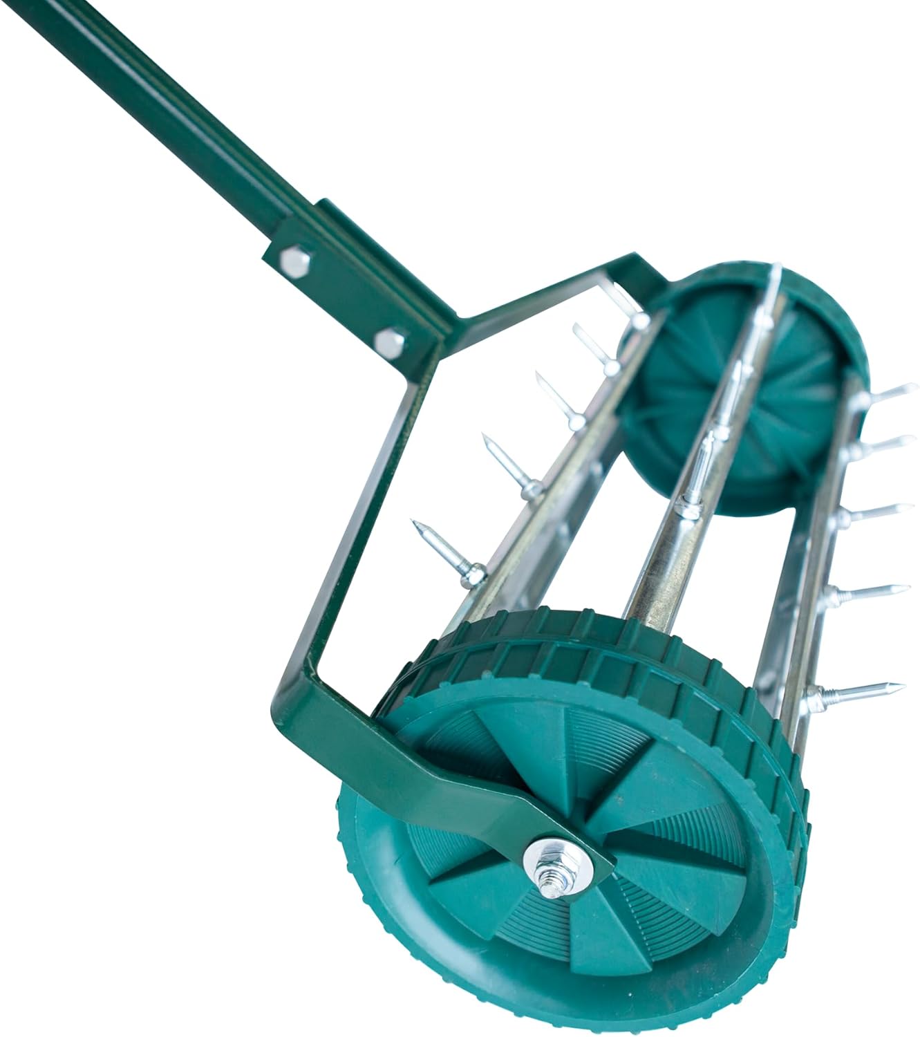 Thunderbay Aireador de césped de 18 pulgadas con pico de alta resistencia para jardín y patio, con mango de 40.5 pulgadas