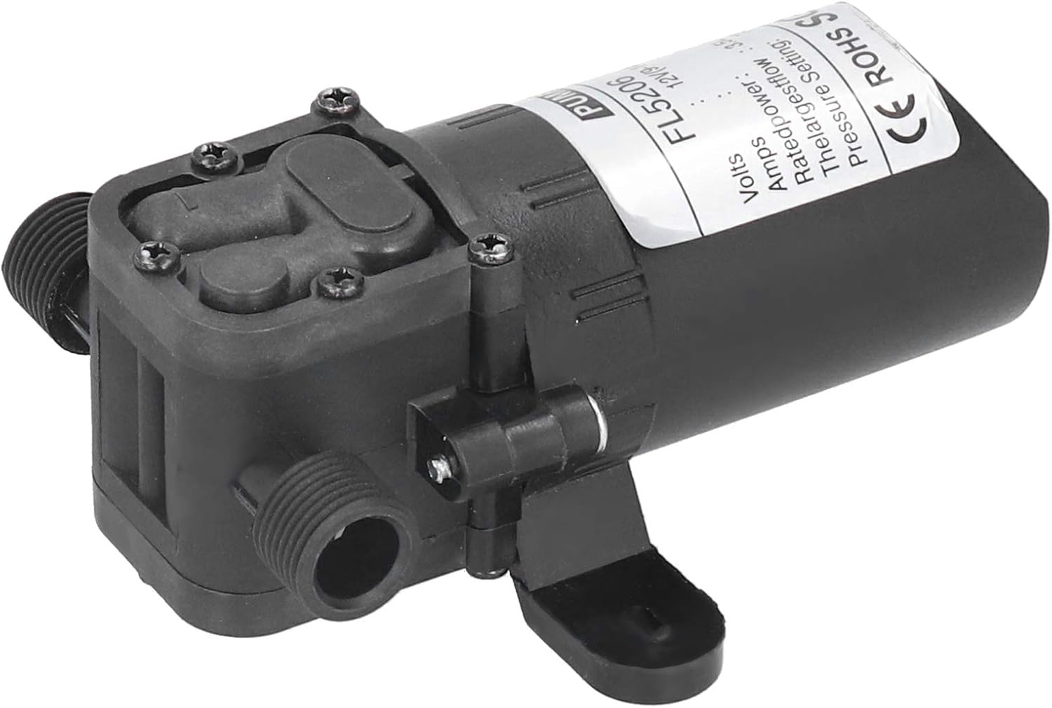 Bomba de diafragma micro automática de demanda de 12 pulgadas,Bomba autocebante 73PSI 12V 36W,Bomba de agua eléctrica del rociador 3.5LMIN