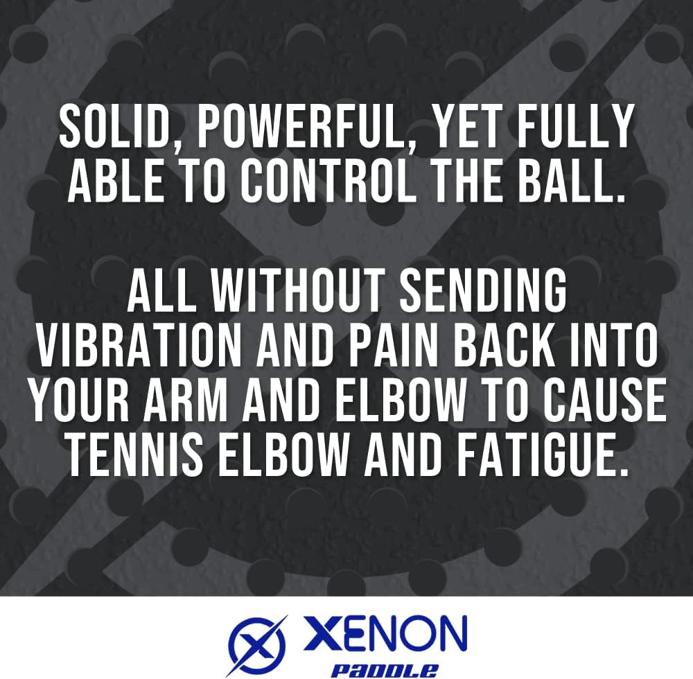 Xenon Vortex Platform – Pala de tenis con plataforma  Cabeza de gran tamaño  Punto de equilibrio uniforme  Núcleo de espuma de firmeza media