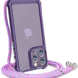 Funda cruzada para iPhone 11 Pro Max, funda para iPhone 11 Pro Max con correa de cordón ajustable, borde de poliuretano termoplástico suave + parte Funda cruzada para iPhone 11 Pro Max, funda para iPhone 11 Pro Max con correa de cordón ajustable, borde de poliuretano termoplástico suave + parte