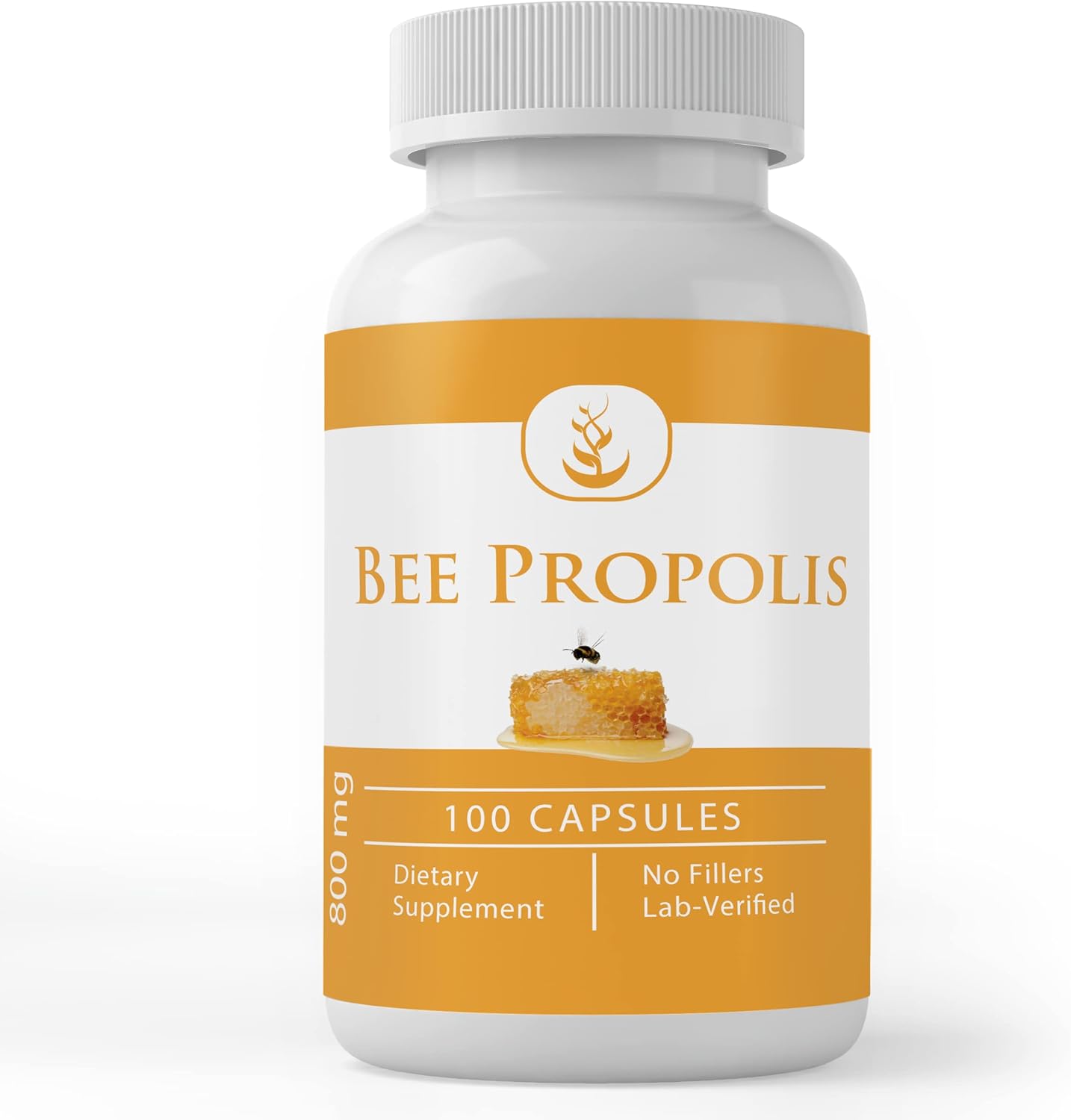 Pure Original Ingredients Propóleos de abeja, (100 cápsulas) siempre puro, sin aditivos ni rellenos, verificado por laboratorio