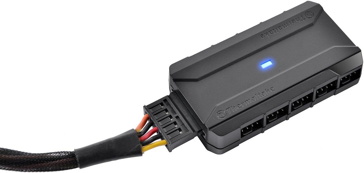 Thermaltake 212159 Accesorio Ac-023-an1nan-a1 Comandante Fp 10 Puerto Hub Para Pwm Fans Retail