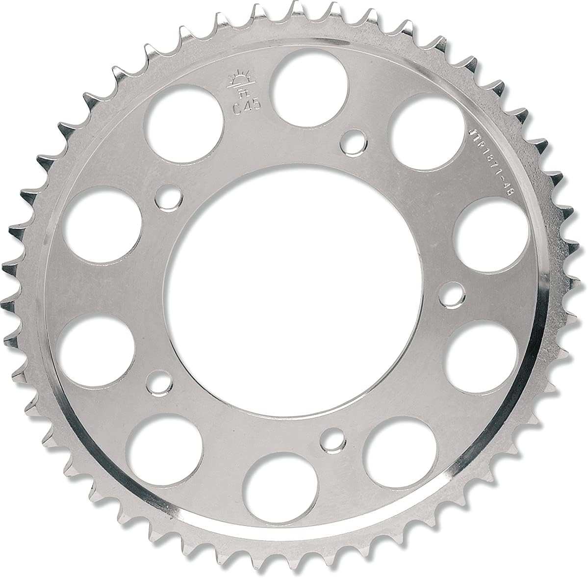 JT Sprockets JTR460.48SC 48 dientes autolimpiantes Piñón trasero de acero ligero, solo