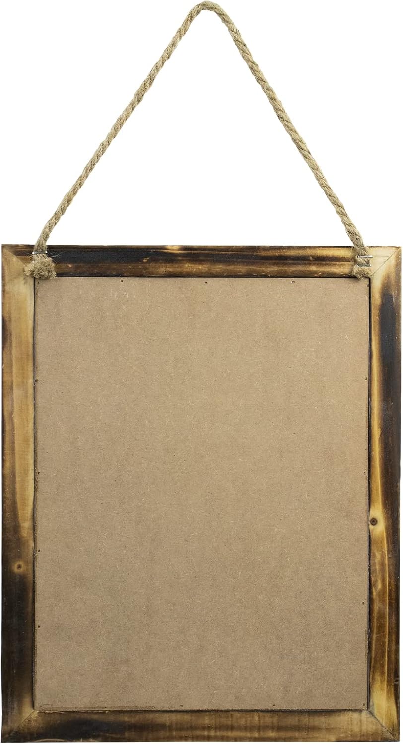 SANY DAYO HOME Letreros magnéticos rústicos para colgar en la pared, 14 x 11 pulgadas, tablero de exhibición con marco de madera envejecida para